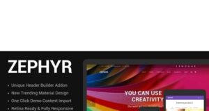 Zephyr 8.16.0 Material Design WordPress Theme Free Download Zephyr 8.16.0 Material Design WordPress Theme Free Download