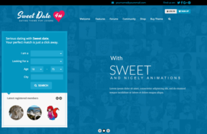 Sweet Date 3.7.3 – More than a WordPress Dating Theme Free Download Sweet Date 3.7.3 – More than a WordPress Dating Theme Free Download