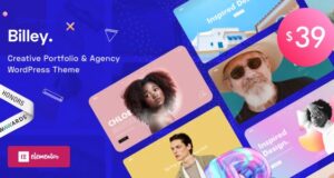 Billey 1.7.6 – Creative Portfolio & Agency Elementor WordPress Theme FREE DOWNLOAD