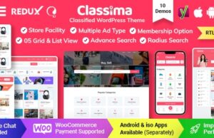 Classima 2.2.14 – Classified Ads WordPress Theme Free Download