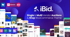 iBid 3.8.0 – Multi Vendor Auctions WooCommerce Theme Free download