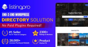 ListingPro 2.9.0 – WordPress Directory & Listing Theme Free Download