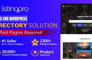 ListingPro 2.9.0 – WordPress Directory & Listing Theme Free Download