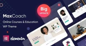 MaxCoach 2.7.8 – Online Courses, Personal Coaching & Education WP Theme Free Download