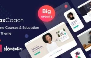 MaxCoach 2.7.8 – Online Courses, Personal Coaching & Education WP Theme Free Download