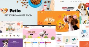 Petio 1.1.2 – Pet Store WooCommerce WordPress Theme Free download