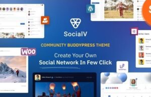 SocialV 2.0.1 – Social Network and Community BuddyPress Theme Free Download