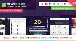 Classiads 6.1.2 – Classified Ads WordPress Theme Free Download