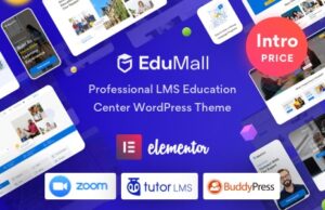 EduMall 3.5.4 – Professional LMS Education Center WordPress Theme Free Download