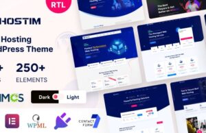 Hostim 3.4.1 – Web Hosting WordPress Theme with WHMCS Free Download