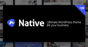 Native 1.6.91 – Stylish Multi-Purpose Creative WP Theme Free Download