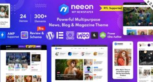 Neeon 2.9.4 – WordPress News Magazine Theme Plugin Free Download