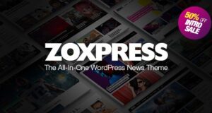 ZoxPress 2.10.0 – All-In-One WordPress News Theme Free Download