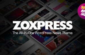 ZoxPress 2.10.0 – All-In-One WordPress News Theme Free Download