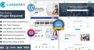 Careerfy 9.4.0 – Job Board WordPress Theme Free Download