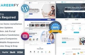 Careerfy 9.4.0 – Job Board WordPress Theme Free Download