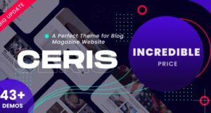 Ceris 4.5 – The Ultimate WordPress Newspaper and Magazine Theme Free Download