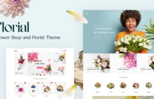 Florial 1.0.8 – Flower Store WooCommerce WordPress Theme Free Download