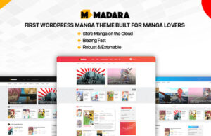 Madara 1.7.4– WordPress Theme for Manga Free Download