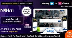 Nokri 1.5.6 – Job Board WordPress Theme Free Download