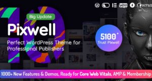 Pixwell 10.7 – Modern Magazine WordPress Theme Free Download