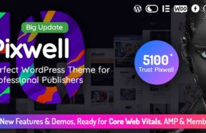 Pixwell 10.7 – Modern Magazine WordPress Theme Free Download