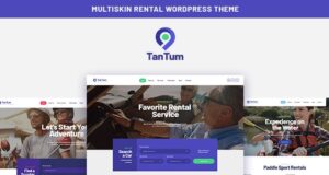 TanTum 1.1.8 – Car, Scooter, Boat & Bike Rental Services WordPress Theme Free Download
