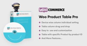 Woo Product Table Pro 9.1.0 – WooCommerce Product Table view solution Free Download