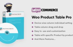 Woo Product Table Pro 9.1.0 – WooCommerce Product Table view solution Free Download