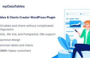 wpDataTables 6.0 – Tables and Charts Manager for WordPress Plugin Free Download
