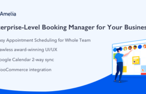 Amelia 7.2 – Enterprise-Level Appointment Booking WordPress Plugin Free Download