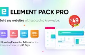 Element Pack 7.7.2 – Addon for Elementor Page Builder WordPress Plugin Free Download