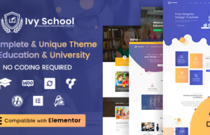 IvyPrep 1.5.5– Education & School WordPress Theme Free Download