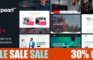 Pearl 3.4.1 – Corporate Business WordPress Theme Free Download