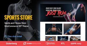 Sports Store 1.1.8 – WooCommerce WordPress Theme Free Download