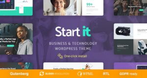 Start It 1.1.6 – Technology & Startup WordPress Theme Free Download
