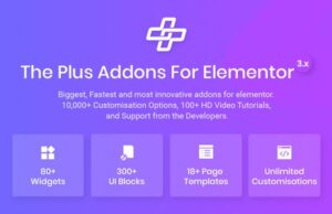 The Plus 5.3.3 – Addon for Elementor Page Builder WordPress Plugin Free Download
