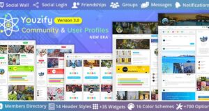 Youzify (formerly Youzer) 3.4.4 – BuddyPress Community & WordPress User Profile Plugin Free Download