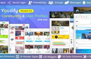 Youzify (formerly Youzer) 3.4.4 – BuddyPress Community & WordPress User Profile Plugin Free Download
