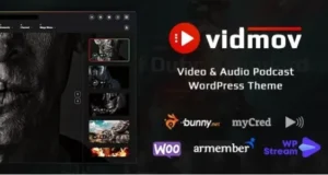 VidMov 2.2.0 – Video WordPress Theme Free Download