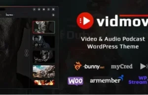 VidMov 2.2.0 – Video WordPress Theme Free Download