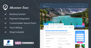 Adventure Tours 5.1.0 – WordPress Tour/Travel Theme Free Download