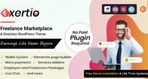 Exertio 1.2.7 – Freelance Marketplace WordPress Theme Free Download