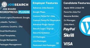 JobSearch 2.3.4 – Job Board WordPress Plugin Free Download