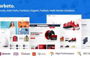 Marketo 5.0 – eCommerce & Multivendor Marketplace Woocommerce WordPress Theme Free Download