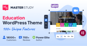 Masterstudy 4.8.34 – Education WordPress Theme Free Download