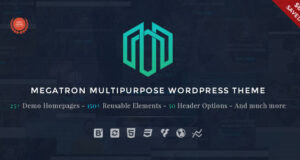 Megatron 4.1.0 – Responsive MultiPurpose WordPress Theme Free Download
