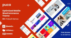 Puca 2.6.15 – Optimized Mobile WooCommerce Theme Free Download