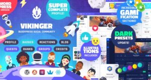 Vikinger 1.9.14 – BuddyPress and GamiPress Social Community Free Download