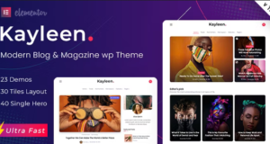 Kayleen 2.7.0 – Blog & Magazine WordPress Theme Free Download kayleen-2-3-2-blog-magazine-wordpress-theme
